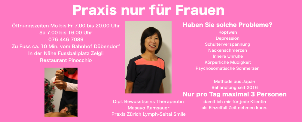 massage dübendorf  Zürich Lymph-Seitai Smile